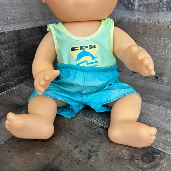 VINTAGE CABBAGE PATCH DOLL BEACH DAY SURFS UP 1988 VINTAGE HARDBODY BLONDE - Picture 2 of 9
